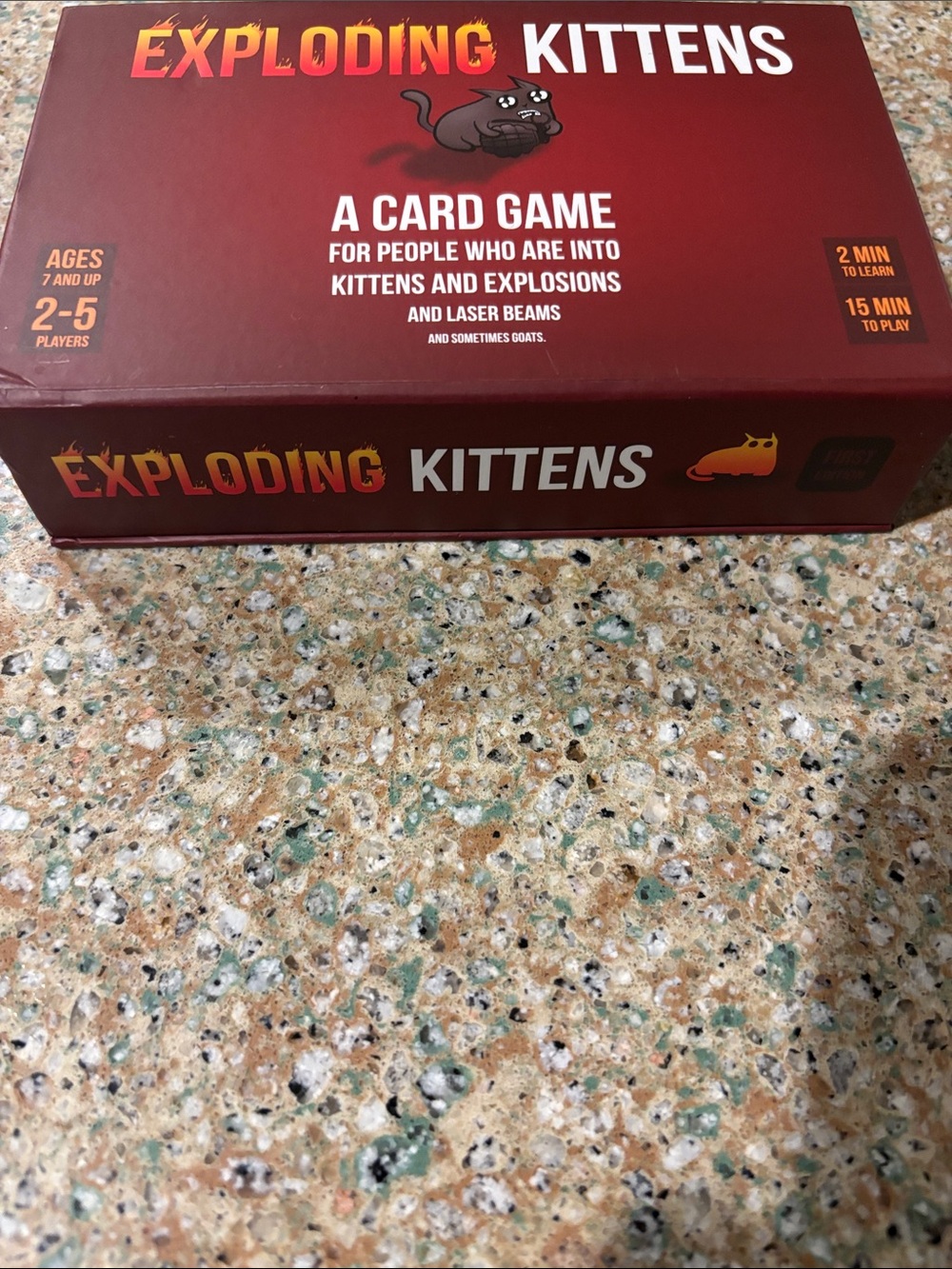 Exploding Kittens original edition card game. New